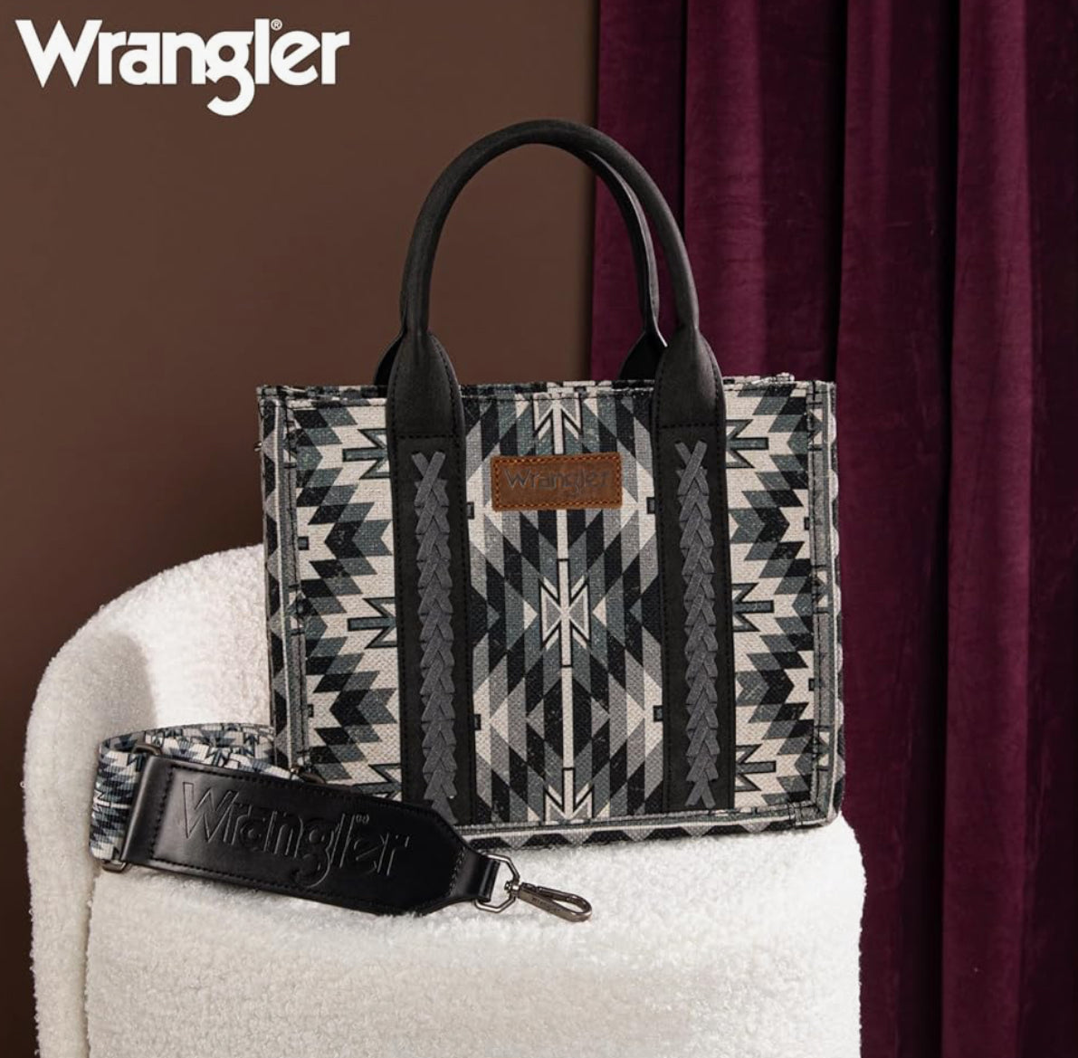 Wrangler Tote Bag for Women
Boho Aztec Shoulder Purse