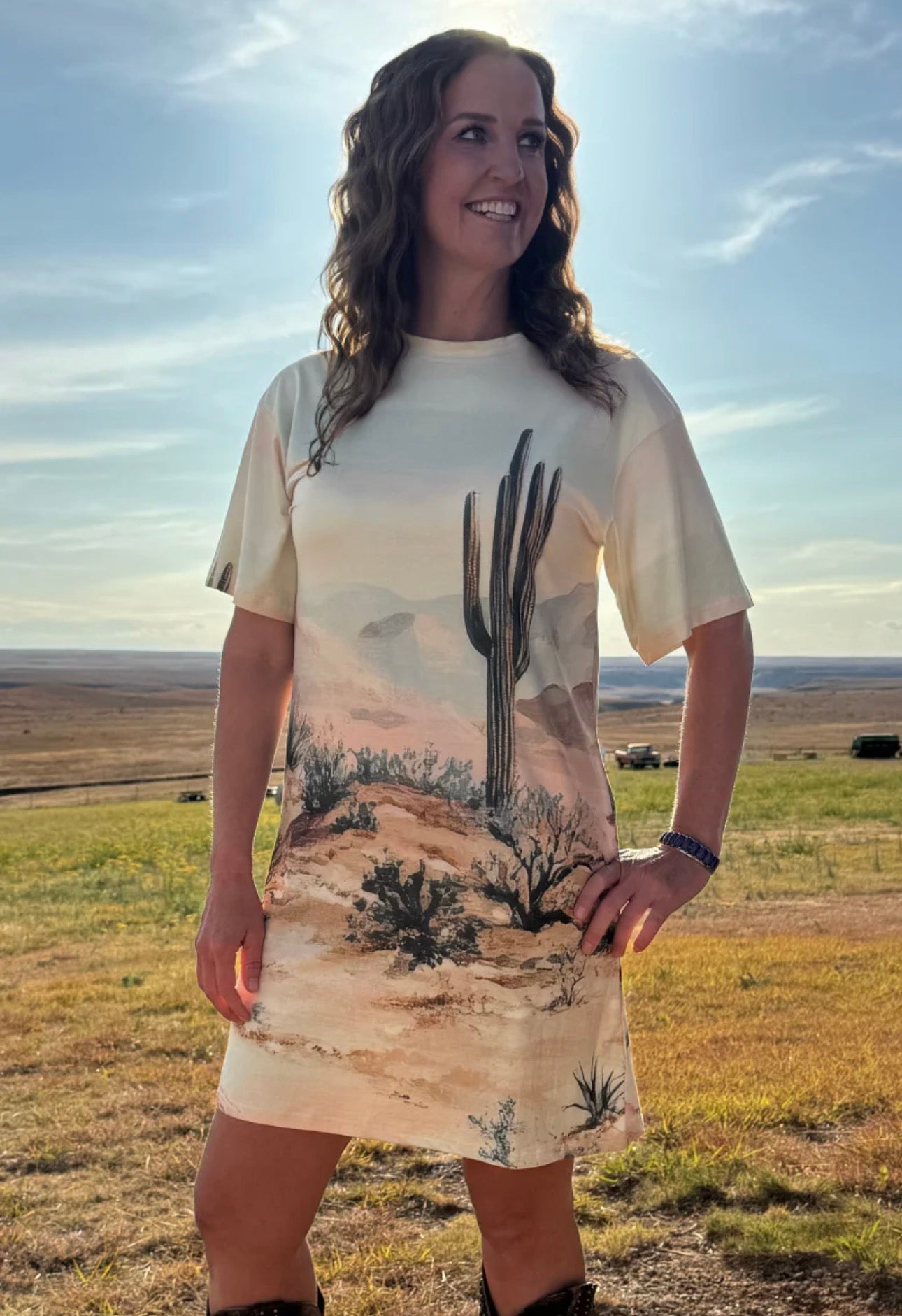 CANYON SANDS T-SHIRT DRESS