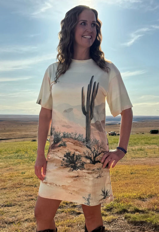 CANYON SANDS T-SHIRT DRESS
