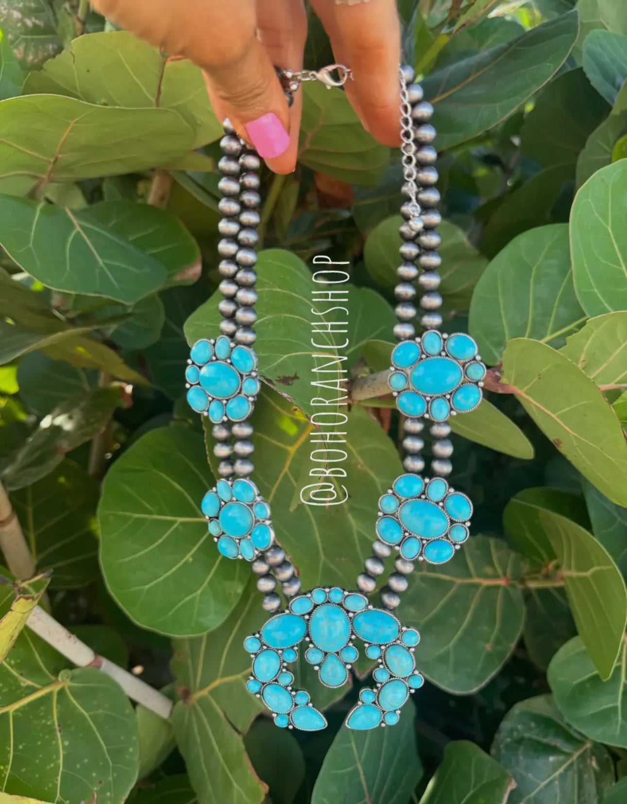 The Maya Western Chunky Squash
Blossom Necklace