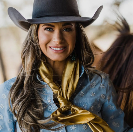 35X35" Solid Mustard Yellow Wild Rag