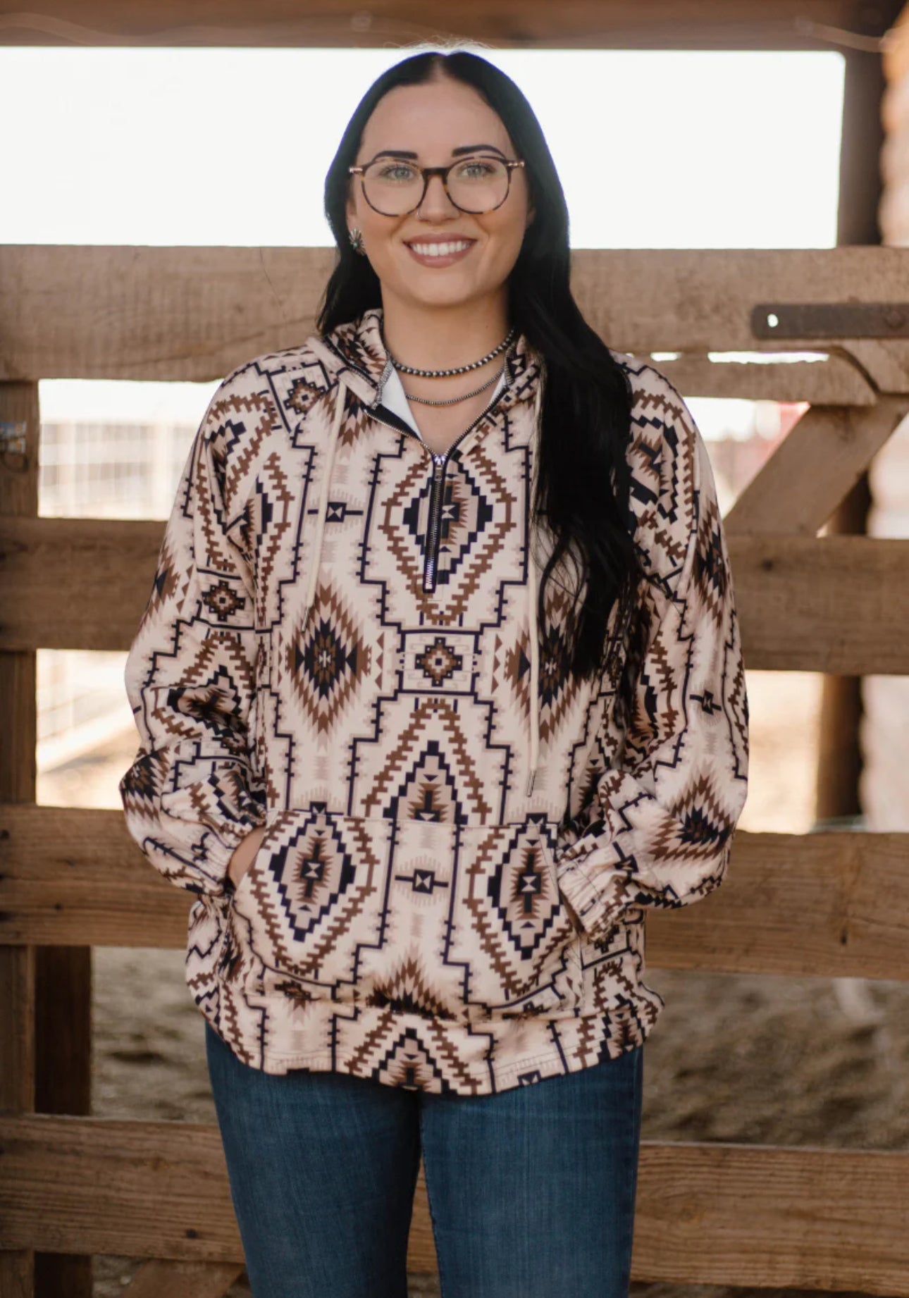 DESERT SANDS OVERSIZED PULLOVER