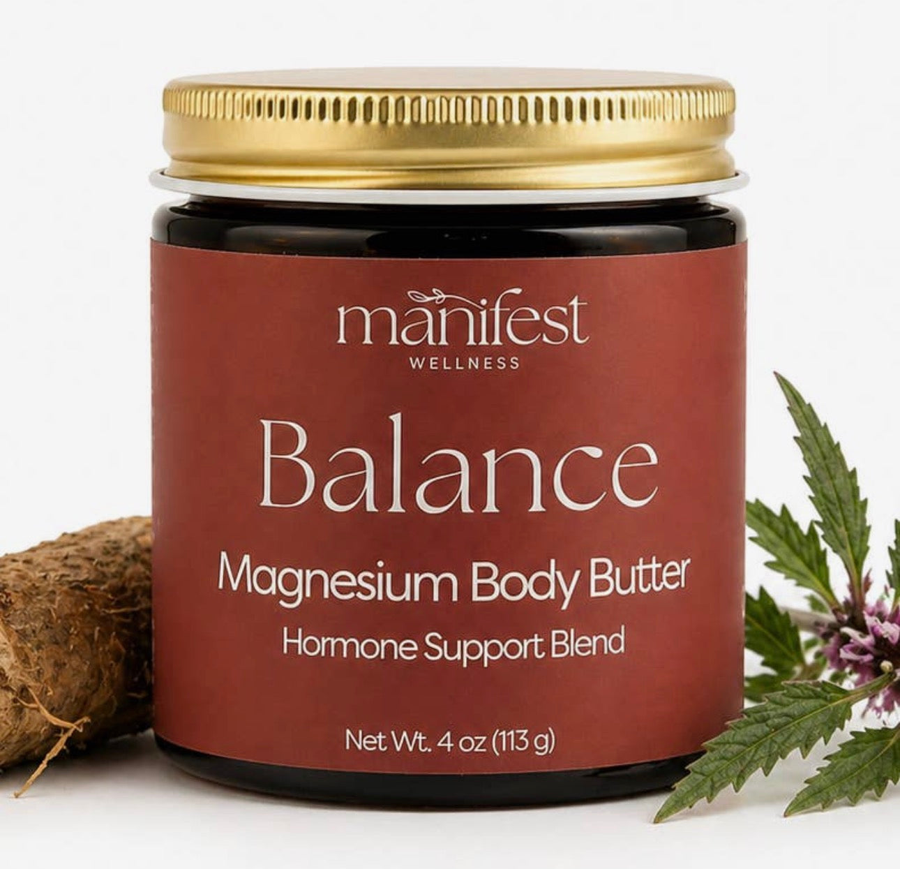 Magnesium Balance Butter Infused with Wild Yam + Motherwort