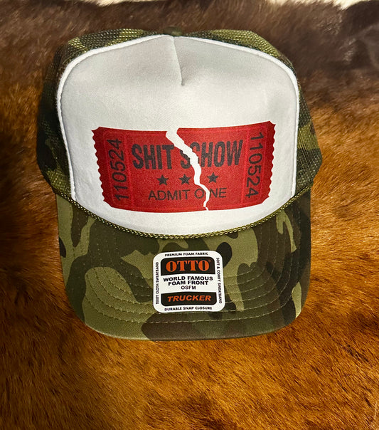 1 ticket for the Sh*t show truck hat