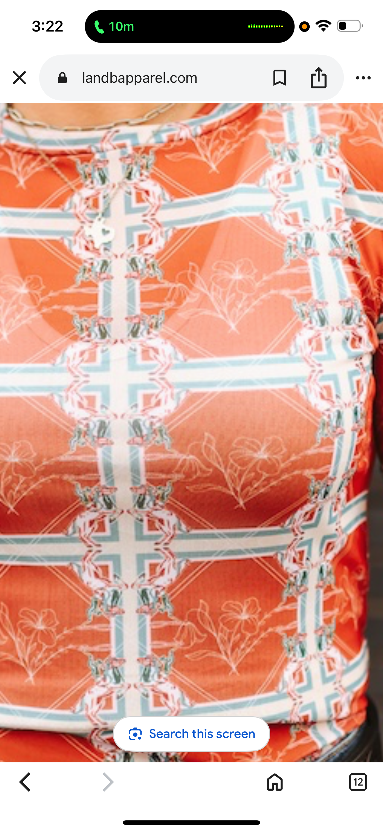 ORANGE IVORY WESTERN PRINTED
LONG SLEEVE STRETCH MESH TOP